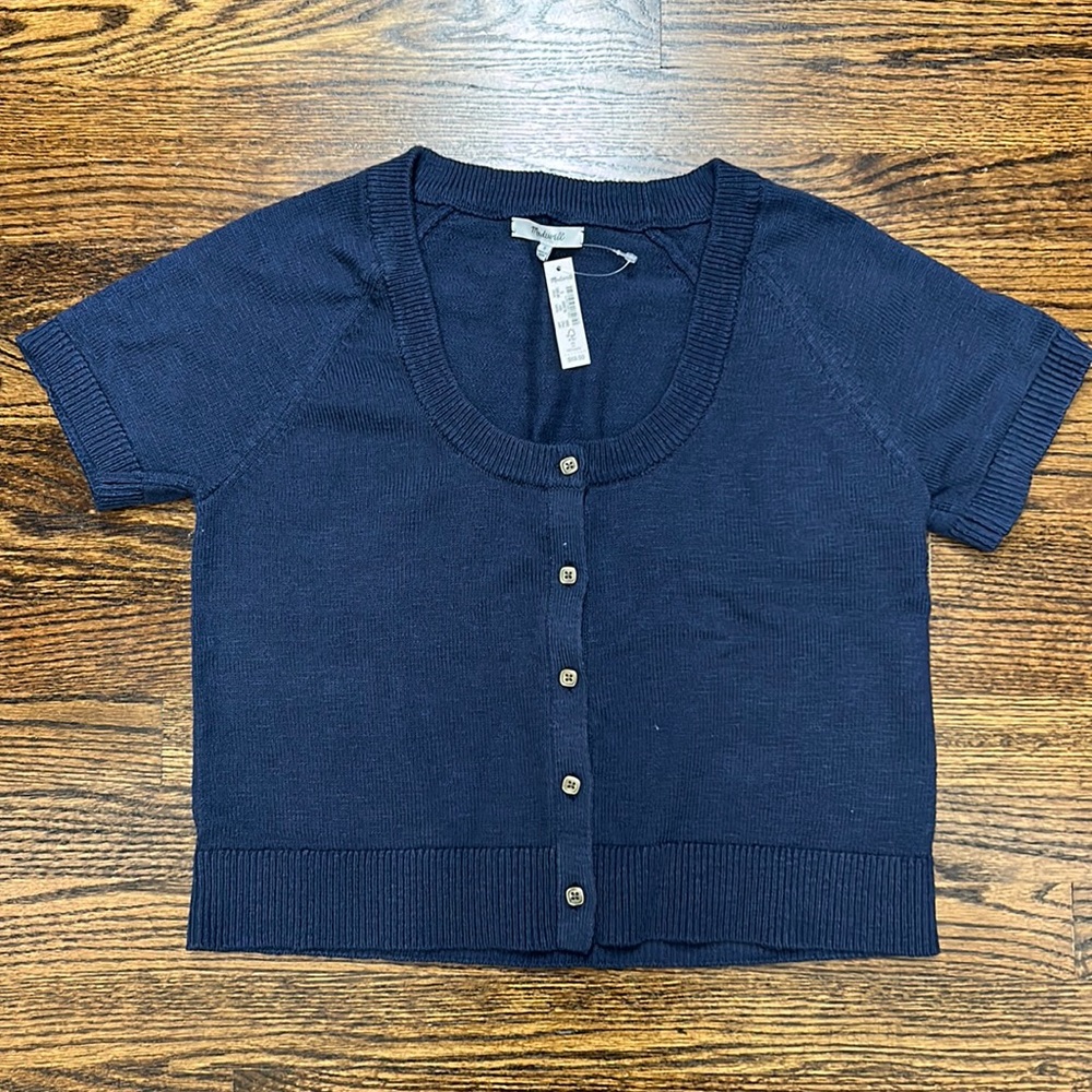 Madewell Navy Sweater, size small